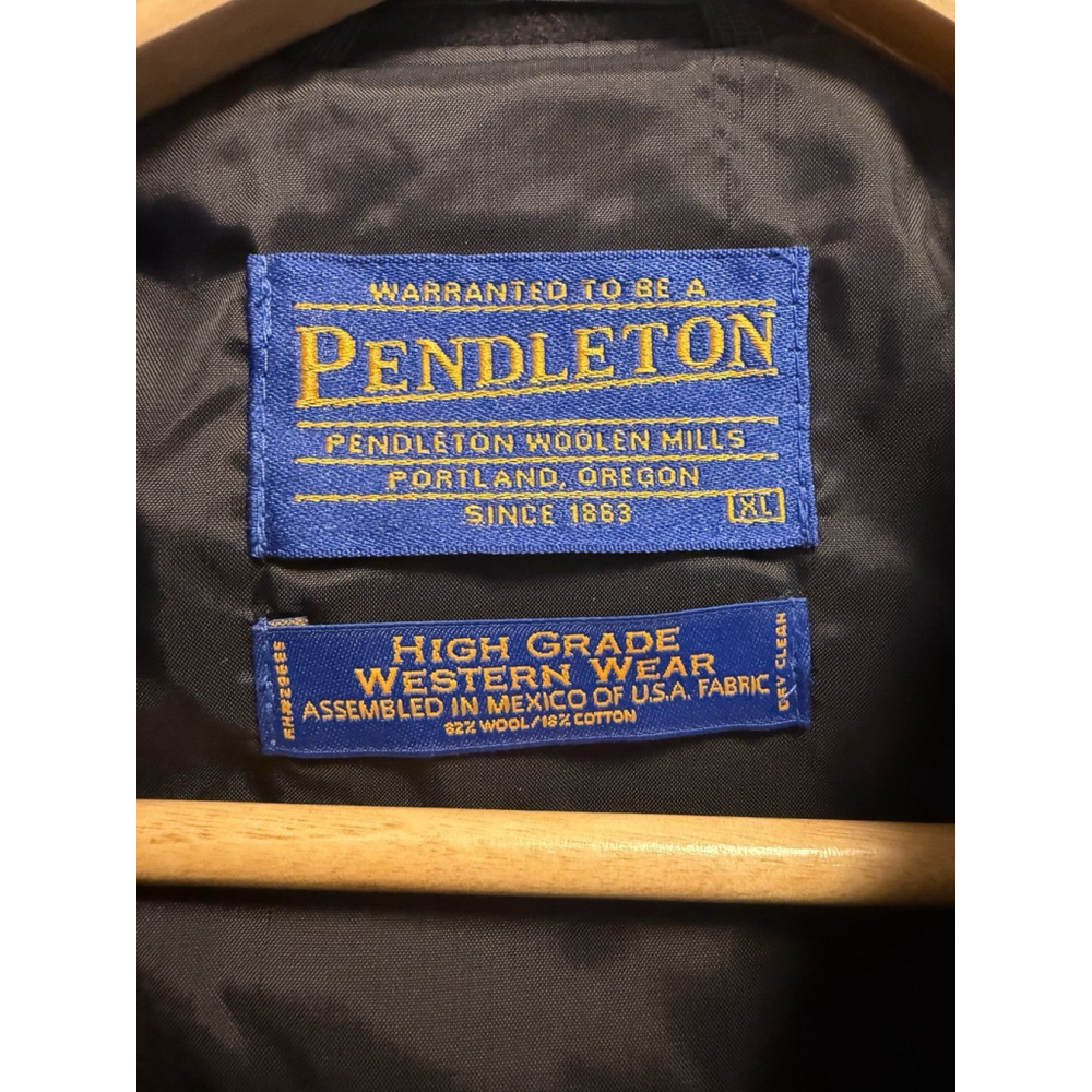 Pendleton Chief Joseph Bomber Jacket XL Aztec 90s Wool - Picture 4 of 6